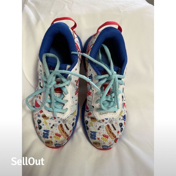 ASICS Gel-Noosa Tri 'USA' Kids' Sneakers Size 2.5Y picnic, 4th of July, summer - Picture 3 of 7